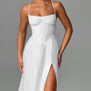 LUANNA MIDI DRESS -  Ivory / white - Babyboo